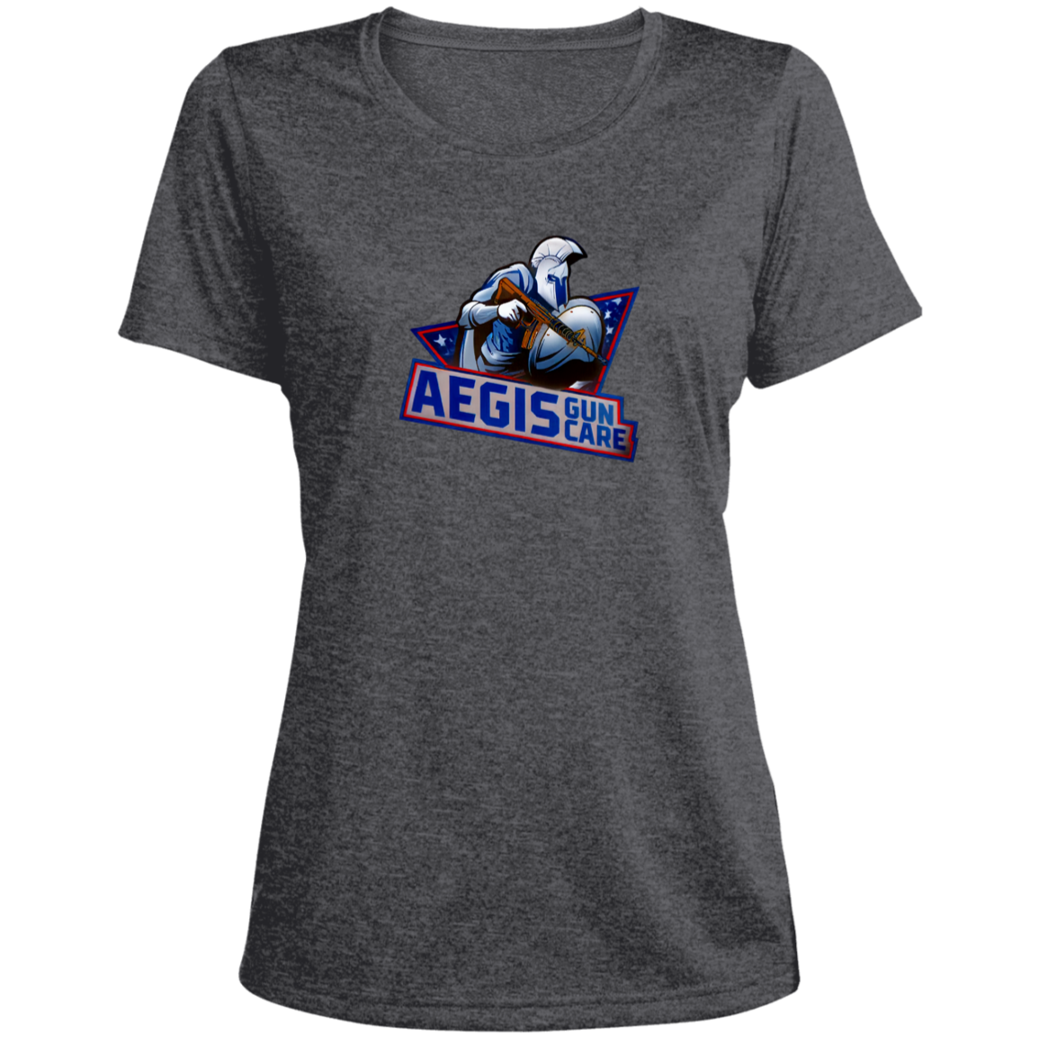 LST360 Ladies' Heather Scoop Neck Performance Tee