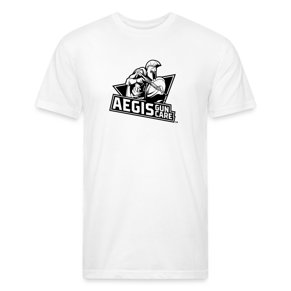 Fitted Cotton/Poly T-Shirt by Next Level - white
