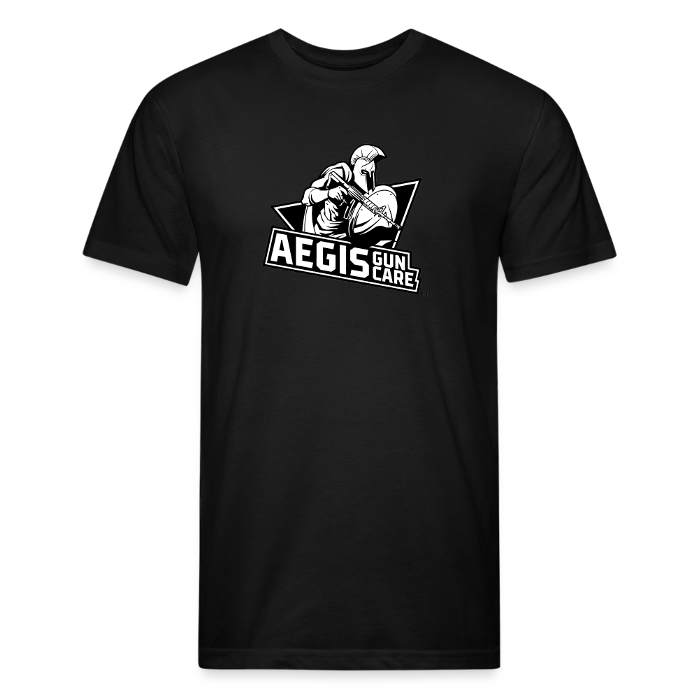 Fitted Cotton/Poly T-Shirt by Next Level - black