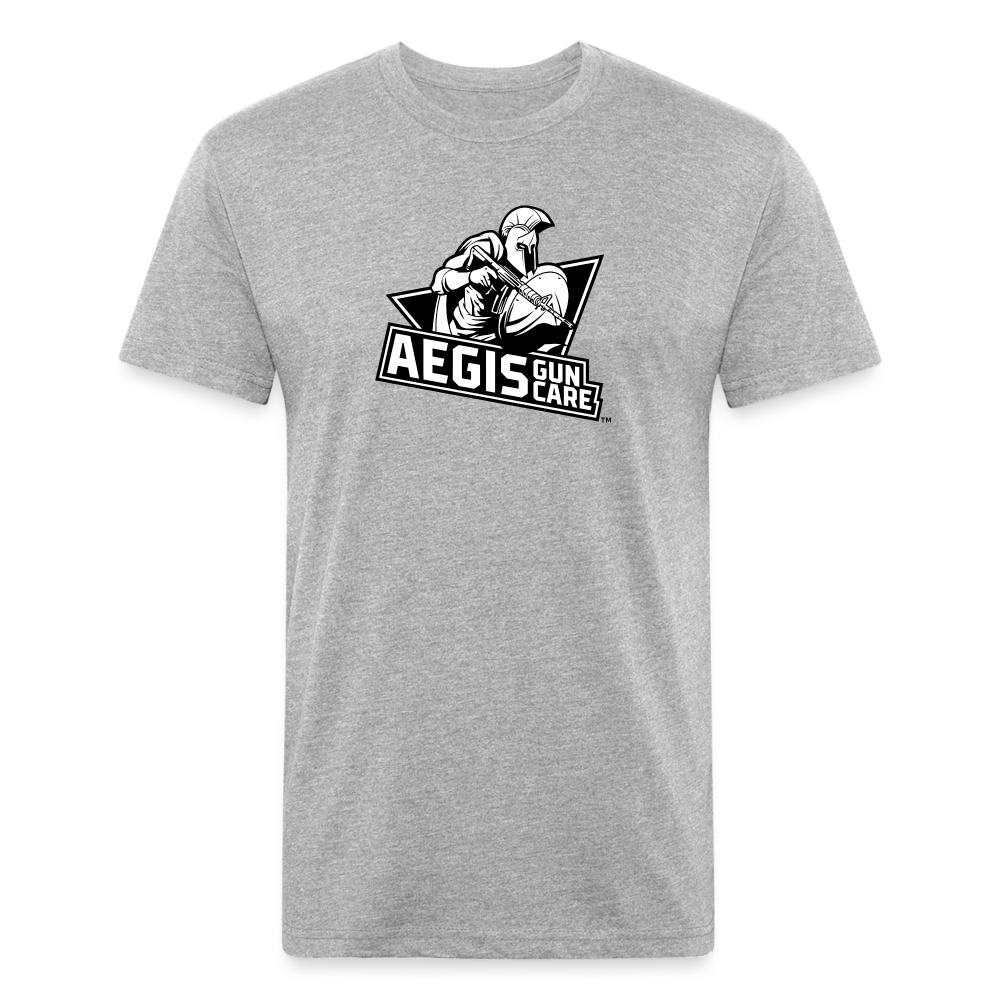 Fitted Cotton/Poly T-Shirt by Next Level - heather gray