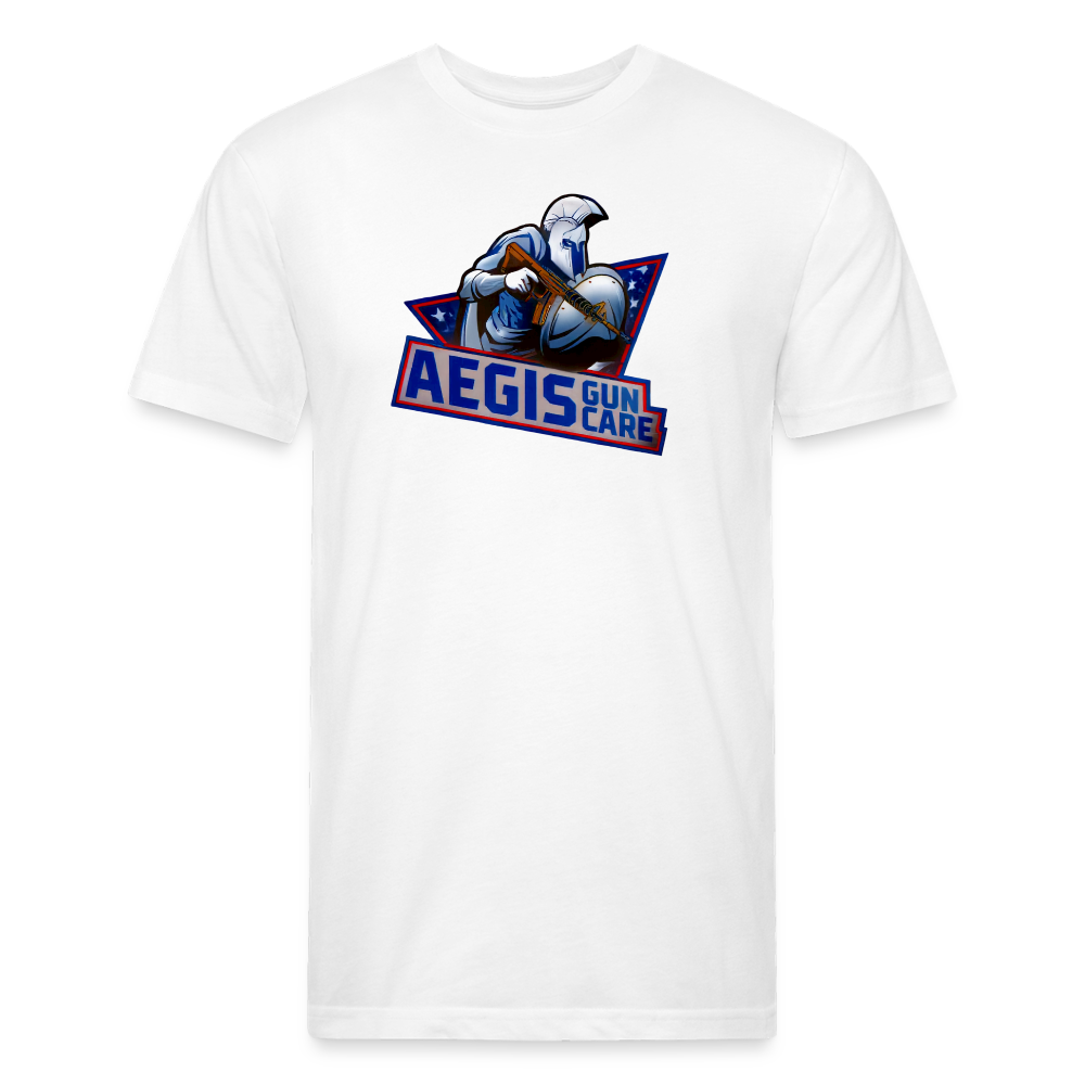 Aegis USA Poly T-Shirt by Next Level - white
