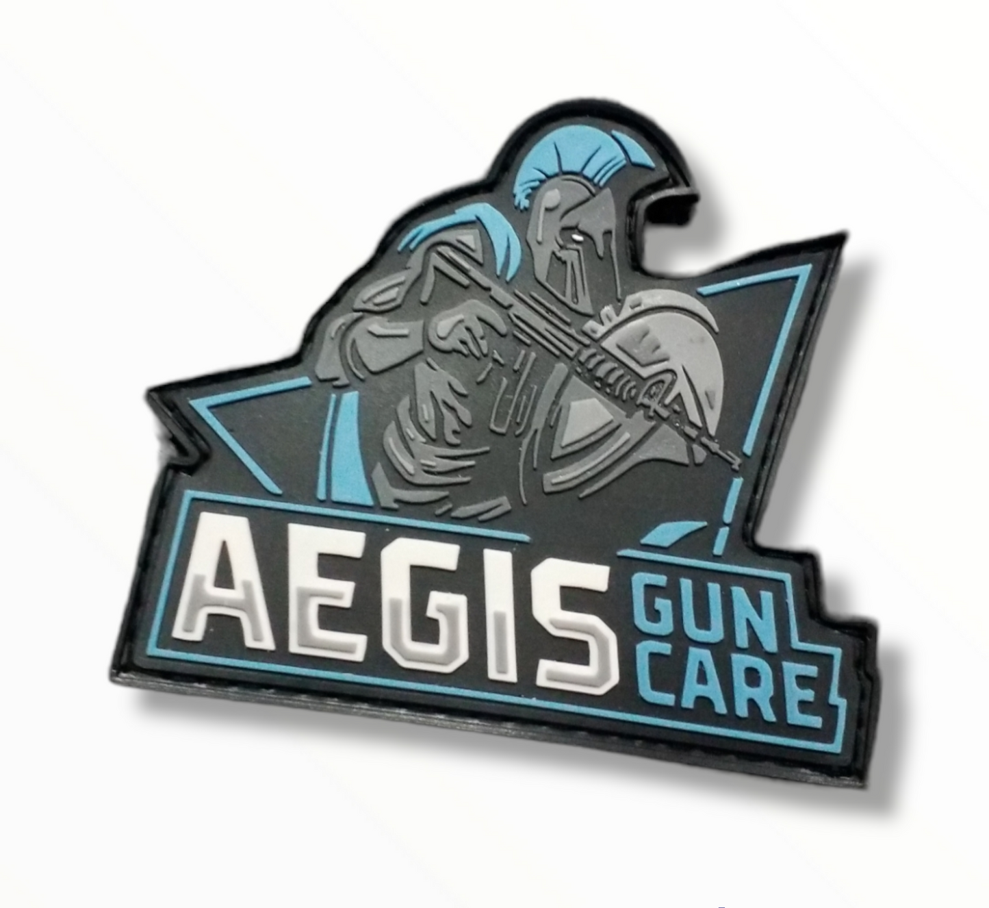 Aegis logo pvc velcro patch