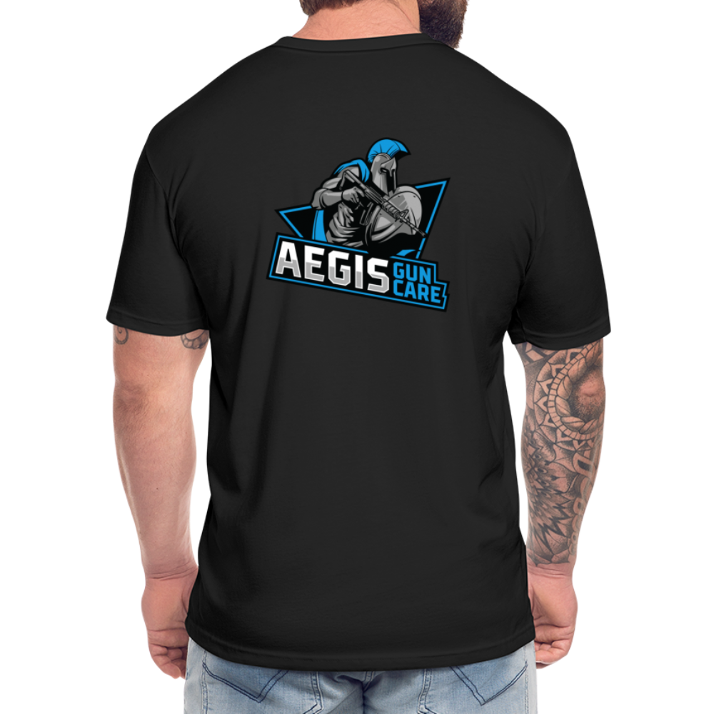 Aegis #2AMATTERS Fitted Cotton/Poly T-Shirt by Next Level - black