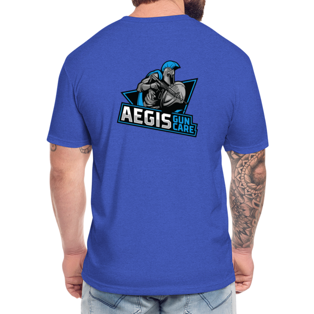 Aegis #2AMATTERS Fitted Cotton/Poly T-Shirt by Next Level - heather royal