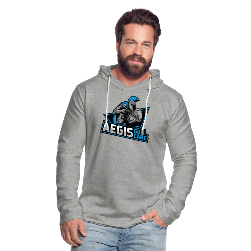 Unisex Lightweight Terry Hoodie - heather gray