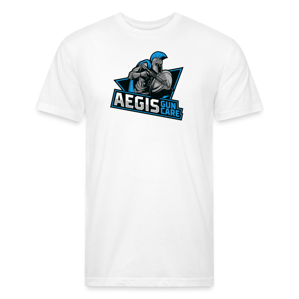 Fitted Cotton/Poly T-Shirt by Next Level - white