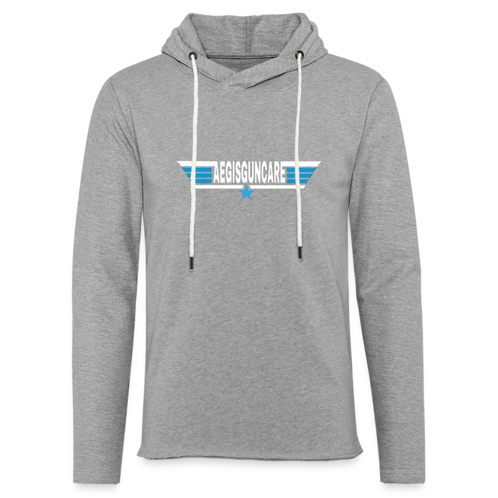 Unisex Lightweight Terry Hoodie - heather gray