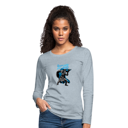 Don't lube Women's Premium Long Sleeve T-Shirt - heather ice blue