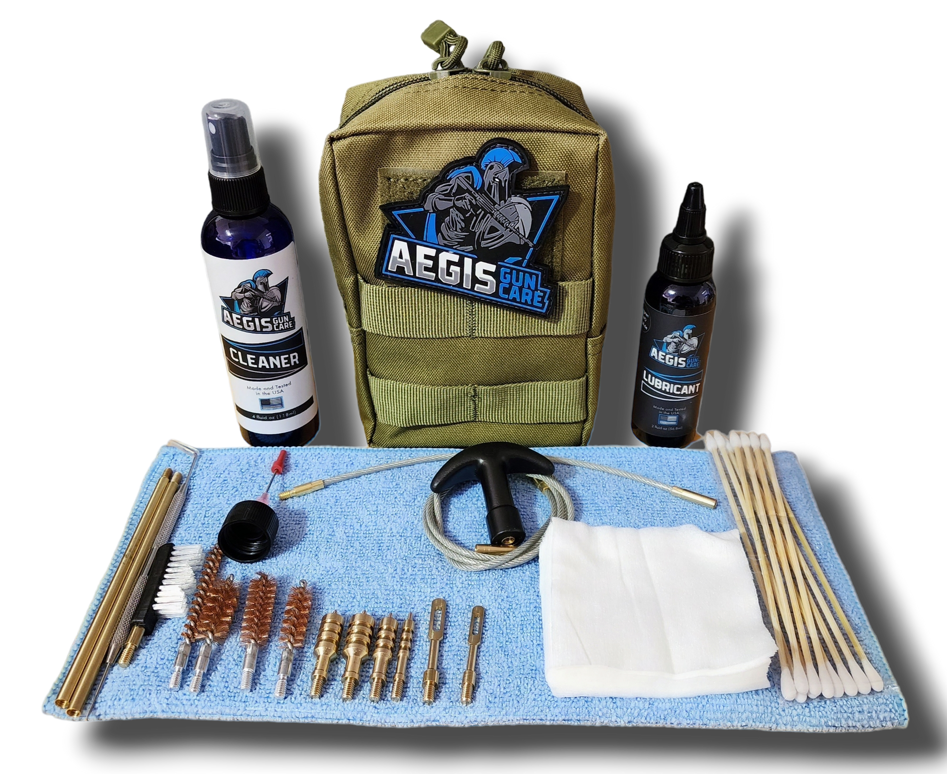 Aegis deluxe field cleaning kit (od greeen)