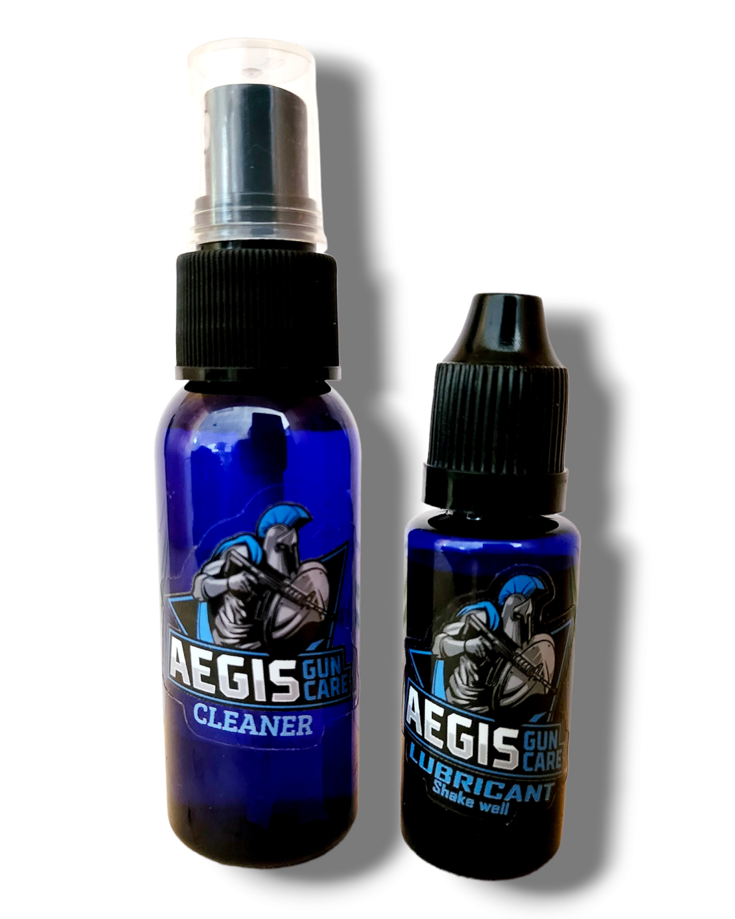 Aegis Cleaner and Lubricant sample pack.