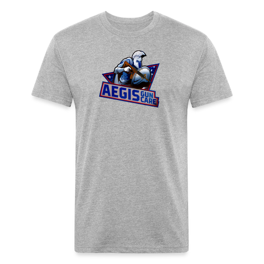 Aegis USA Poly T-Shirt by Next Level - heather gray