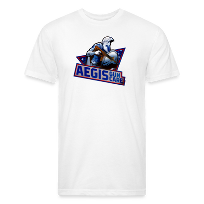 Aegis USA Poly T-Shirt by Next Level - white