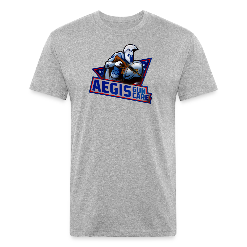 Aegis USA Poly T-Shirt by Next Level - heather gray