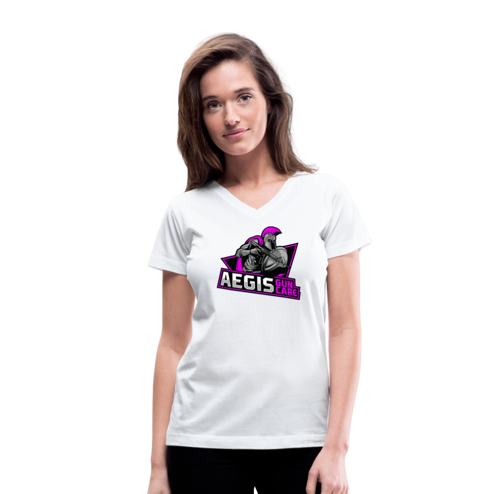 Women's V-Neck T-Shirt - white