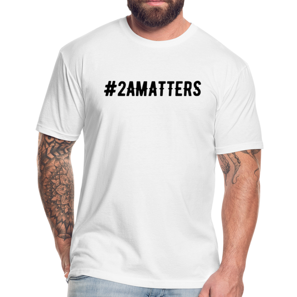 Aegis #2AMATTERS Fitted Cotton/Poly T-Shirt by Next Level - white