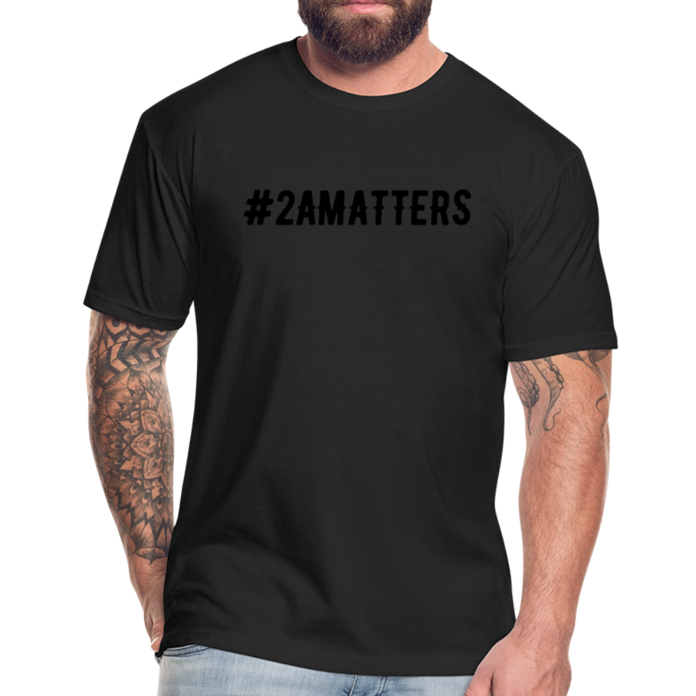 Aegis #2AMATTERS Fitted Cotton/Poly T-Shirt by Next Level - black