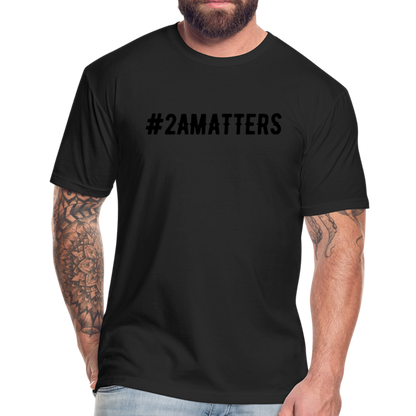 Aegis #2AMATTERS Fitted Cotton/Poly T-Shirt by Next Level - black