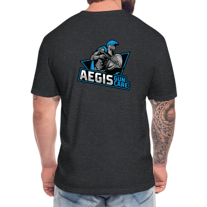 Aegis #2AMATTERS Fitted Cotton/Poly T-Shirt by Next Level - heather black