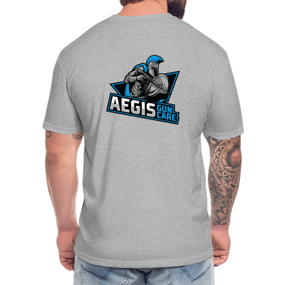 Aegis #2AMATTERS Fitted Cotton/Poly T-Shirt by Next Level - heather gray