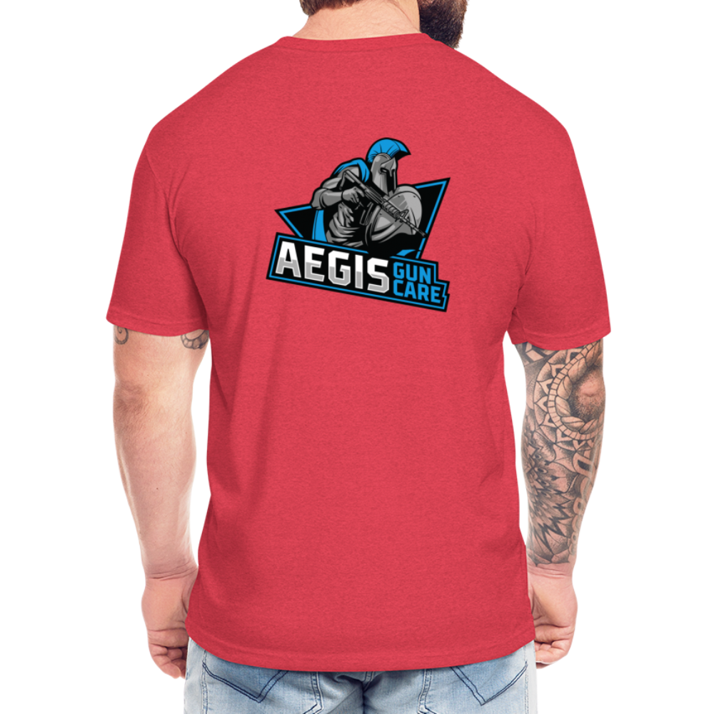 Aegis #2AMATTERS Fitted Cotton/Poly T-Shirt by Next Level - heather red