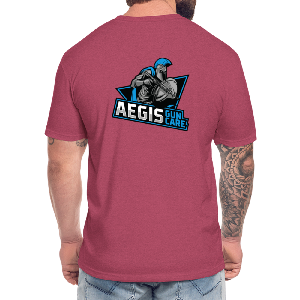 Aegis #2AMATTERS Fitted Cotton/Poly T-Shirt by Next Level - heather burgundy