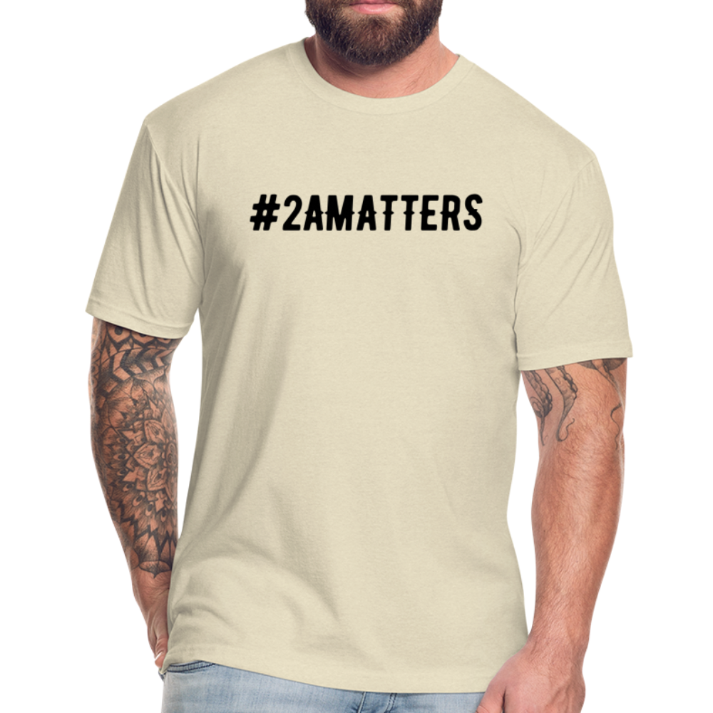 Aegis #2AMATTERS Fitted Cotton/Poly T-Shirt by Next Level - heather cream