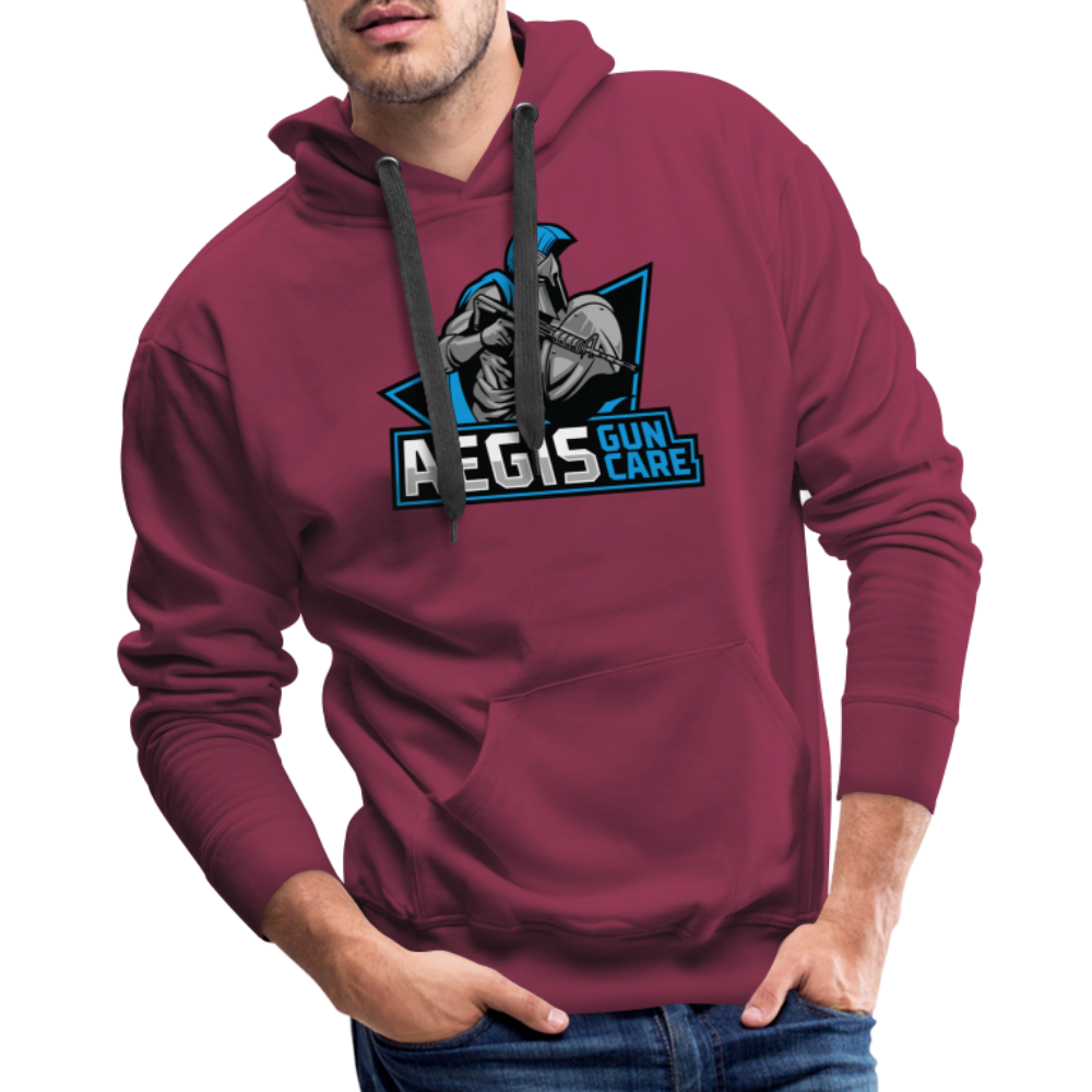 Aegis Logo Premium Hoodie - burgundy