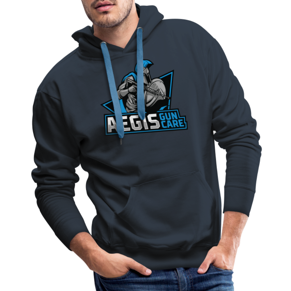 Aegis Logo Premium Hoodie - navy