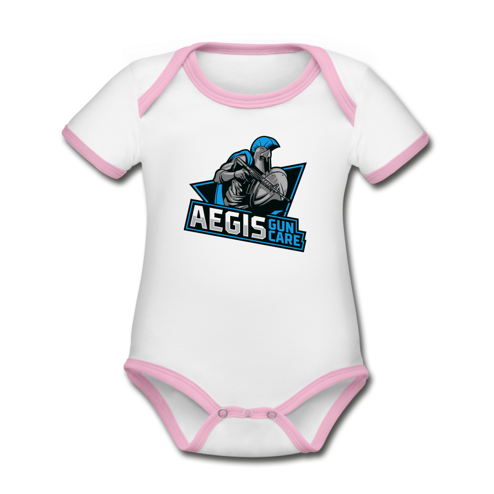 Aegis Onesie - white/pink